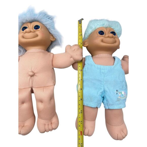 Lot Of 2 Vintage Russ Sparky TROLL KIDS 12" Doll Plush Soft Body - Picture 6 of 11